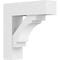 Ekena Millwork Standard Merced Architectural Grade PVC Bracket with Block Ends, 5"W x 20"D x 20"H BKTP05X20X20MRC05 - alternate 1